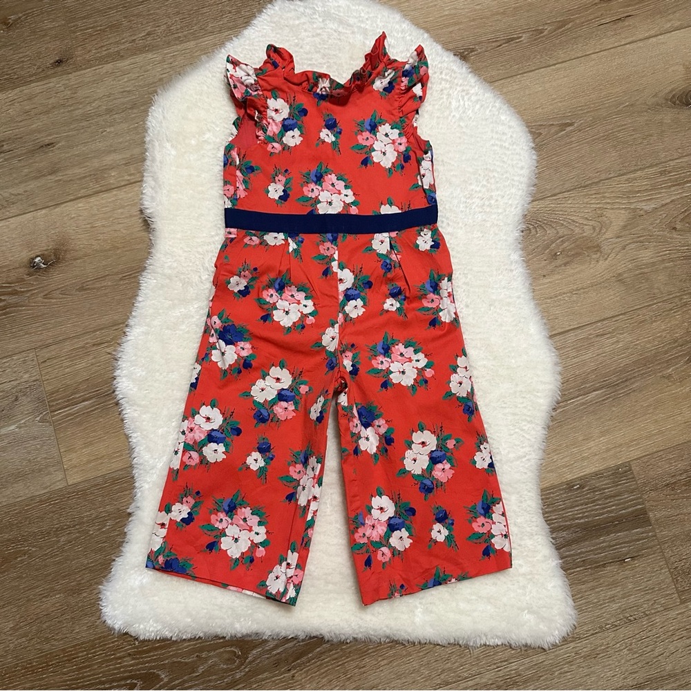 Janie and Jack Floral Jumpsuit